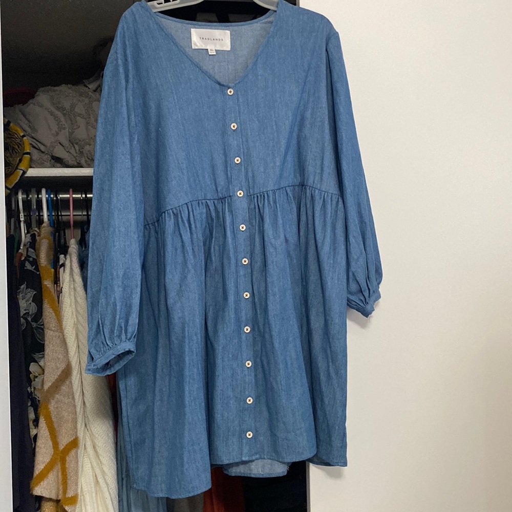 TRADLANDS Remi Chambray Dress